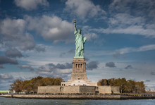 Front View Of The Statue Of Liberty, New York