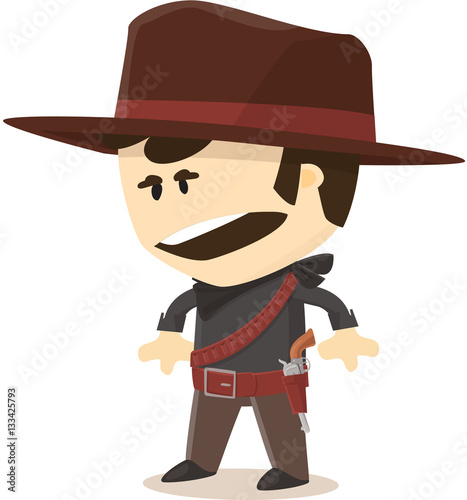 Bandit en duel au far-west