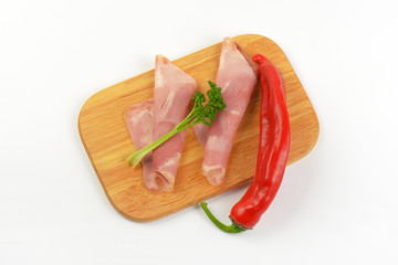 Poster - pork ham and red pepper