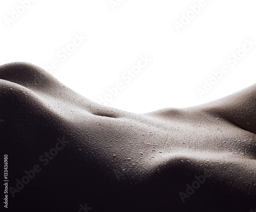 Zdjęcie XXL Sexy ciało kobiety z kropli wody