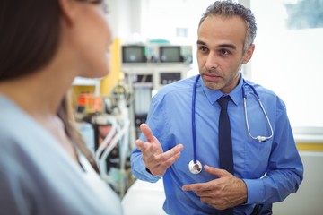 Poster - Doctor interacting with patient
