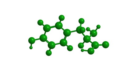 Sticker - Isolated molecular structure