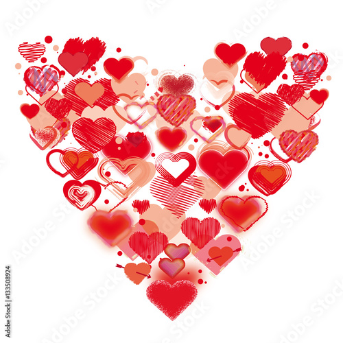 Gemalte Herzen Zum Valentinstag Buy This Stock Vector And Explore Similar Vectors At Adobe Stock Adobe Stock