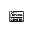 © wladislawka - Monochrome Vector illustration Fitness center logo or emblem isolated on white background.