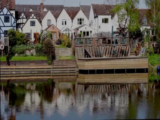 Sticker - River Avon Bidford on Avon Warwickshire UK