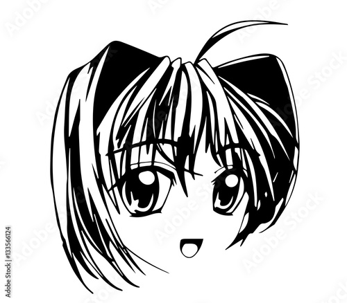 Anime Girl Ecchi Stock Vector Adobe Stock