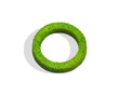© Mockup Cake - Grass letter O in uppercase format from top angle with shadow on ground.