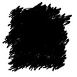 Hand-Drawn Black Permanent Marker Abstract Background.