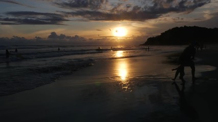 Poster - Sunset on a beach in Brazil