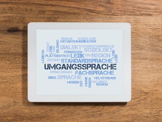 Wall Mural - Umgangssprache