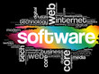 © dizain - Software word cloud collage, business concept background