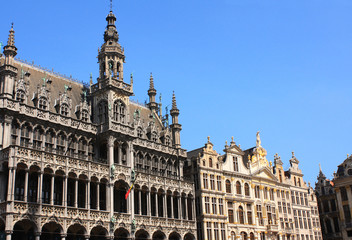 Sticker - House of bread on Grand place in Brussels, Belgium