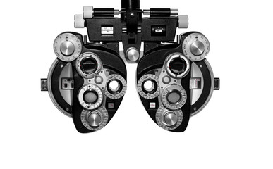 Poster - phoropter, ophthalmic testing equipment