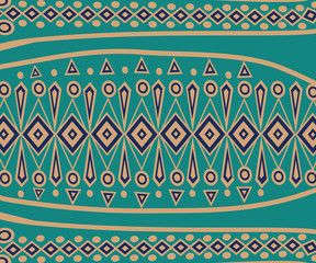 Wall Mural - Ethnic Abstract bright pattern background. 