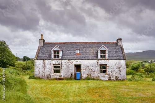 A derelict, abandoned property near Dunvegan on the Isle