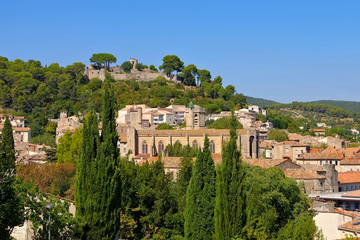 Poster - Clermont-l Herault - Clermont-l Herault, a town in southern France