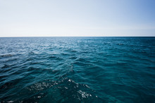 Blue, Dark And Deep Open Sea, The Vast Sea And Ocean