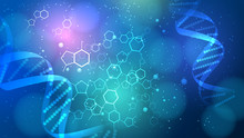 DNA Vector Medical Background