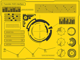 Abstract future, concept vector futuristic blue virtual graphic touch user interface HUD. For web, site, mobile applications isolated on background, techno, online design, business, gui, ui, kit, hud.