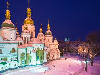 Canvas Print - The famous St. Sophia Cathedral in Kiev