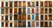 Collage Of French Doors