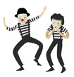 © matiasdelcarmine - two mimes acting