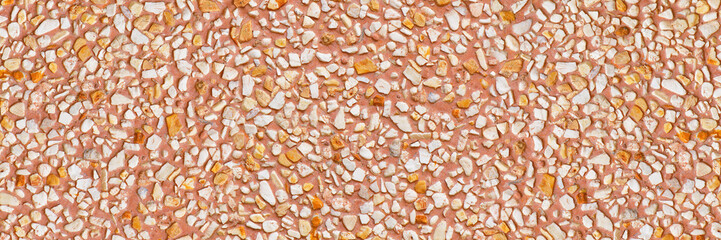 Poster - horizontal pebble and marble texture for pattern and background