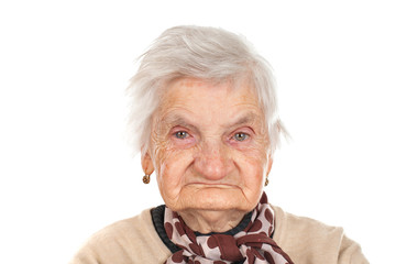 Poster - Elderly woman portrait