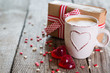 © anaumenko - Valentine's day concept - heart shaped sweets on rustic background
