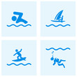Icons Wassersport