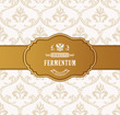 © Extezy - Oval golden frame vector. Luxury packing in art deco style. A place for congratulations or company name