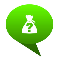 Poster - riddle green bubble icon