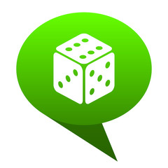 Leinwandbilder - game green bubble icon