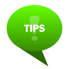 Poster - tips green bubble icon