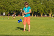 © Alena Yakusheva - outdoor portrait of young boy playing with diabolo, chinese yo-y