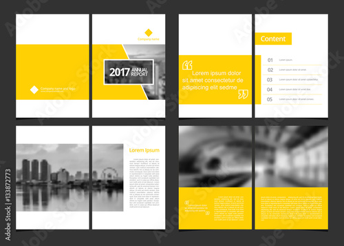 Fotografie, Obraz Corporate design annual report or catalog, magazine, flyer, booklet, brochur