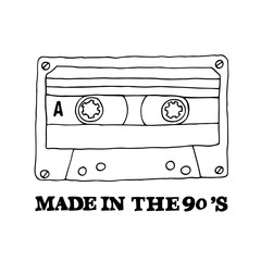 Audio tape with inscription: 