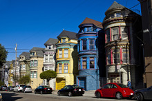 Colorful Houses En San Francisco