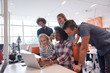 © .shock - Multiethnic startup business team