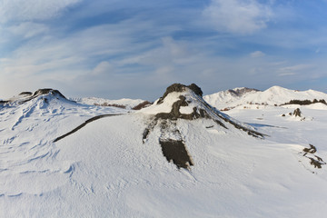 Wall Mural - Mud Volcanoes in Buzau, Romania