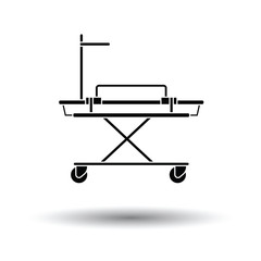 Poster - Medical stretcher icon