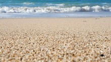 Low Angle Beach And Sea Free Stock Photo - Public Domain Pictures