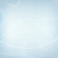 Poster - Light blue subtle tech background. Simple vector graphic pattern