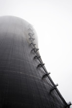 Low Angle View Of Nuclear Reactor