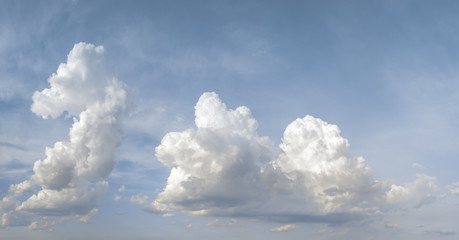 Wall Mural - Clouds and blue sky background

