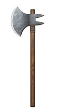 Medieval Battle-axe Isolated