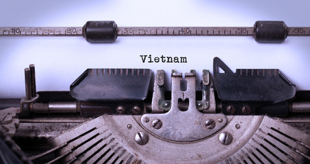 Wall Mural - Old typewriter - Vietnam