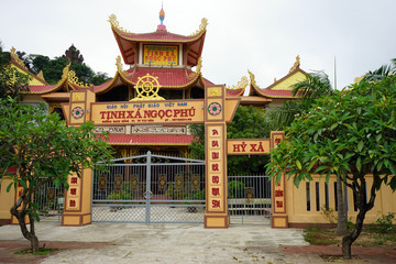 Wall Mural - Buddhist monastery Tinh Xa Ngoc Phu