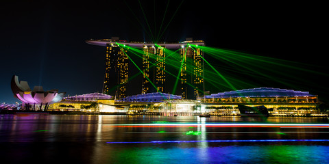 Canvas Print - Marina Bay Sands Light Show