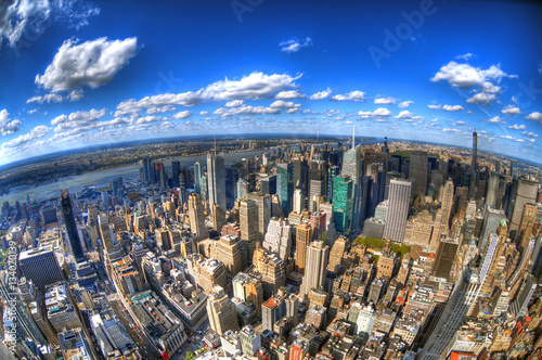 Clorful High Dynamic Range Hdr Image Of The Skyline Of The